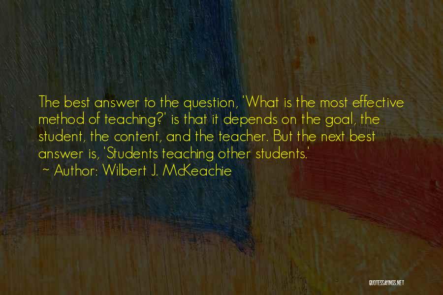 Wilbert J. McKeachie Quotes 1733353