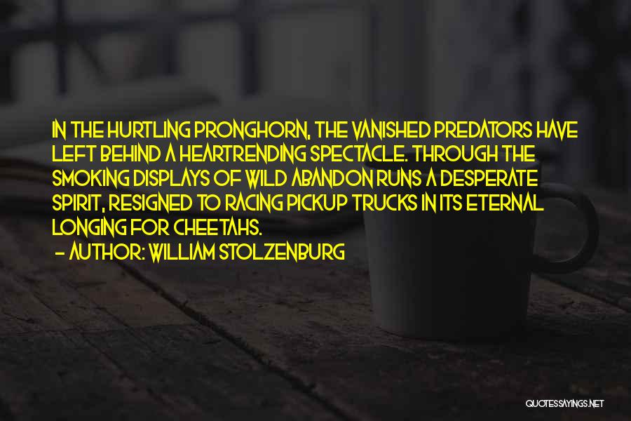 Wild Abandon Quotes By William Stolzenburg