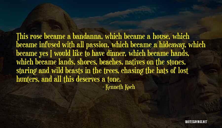 Wild Beach Quotes By Kenneth Koch Wild Beach Quotes By Kenneth Koch