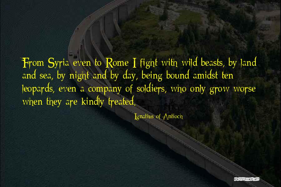 Wild Beasts Quotes By Ignatius Of Antioch Wild Beasts Quotes By Ignatius Of Antioch