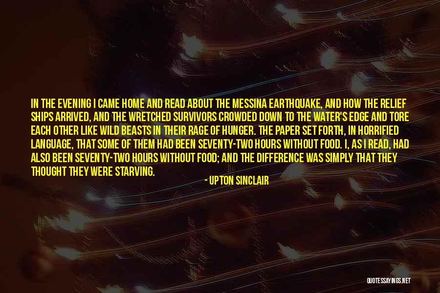 Wild Edge Quotes By Upton Sinclair Wild Edge Quotes By Upton Sinclair