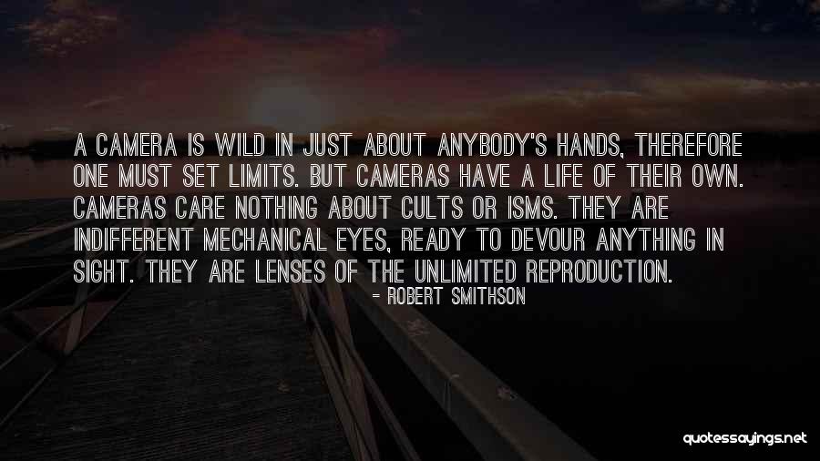 Wild Eyes Quotes By Robert Smithson Wild Eyes Quotes By Robert Smithson