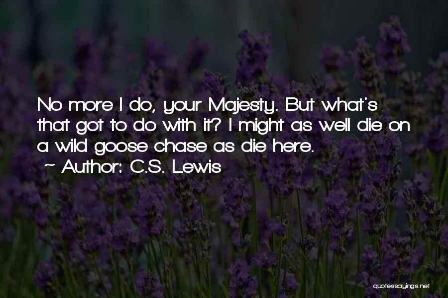 Wild Goose Chase Quotes By C.S. Lewis