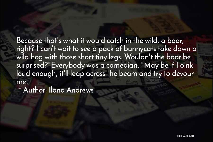 Wild Hog Quotes By Ilona Andrews