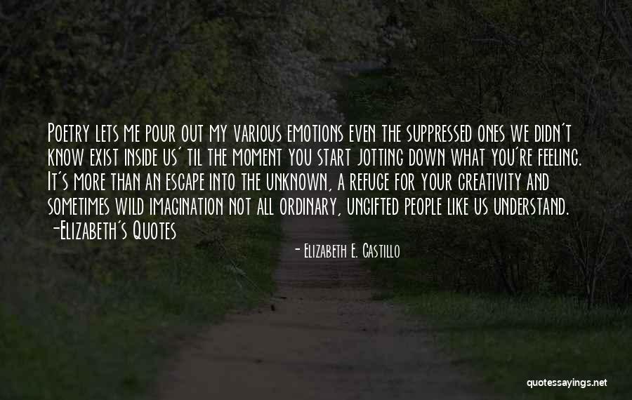 Wild Imagination Quotes By Elizabeth E. Castillo Wild Imagination Quotes By Elizabeth E. Castillo