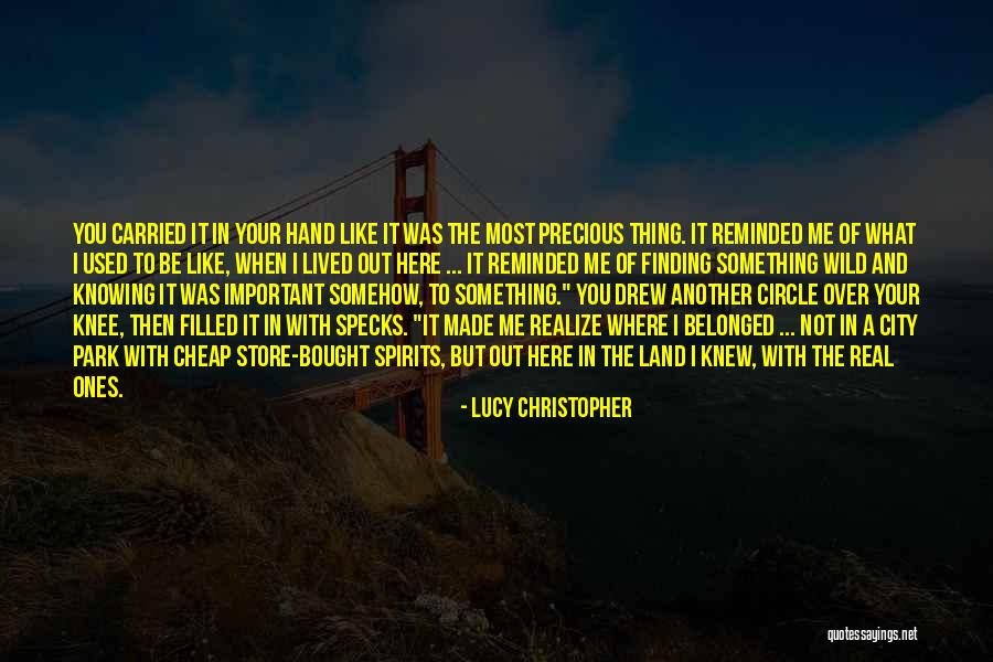 Wild Spirits Quotes By Lucy Christopher