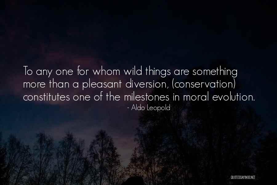 Wild Things Quotes By Aldo Leopold