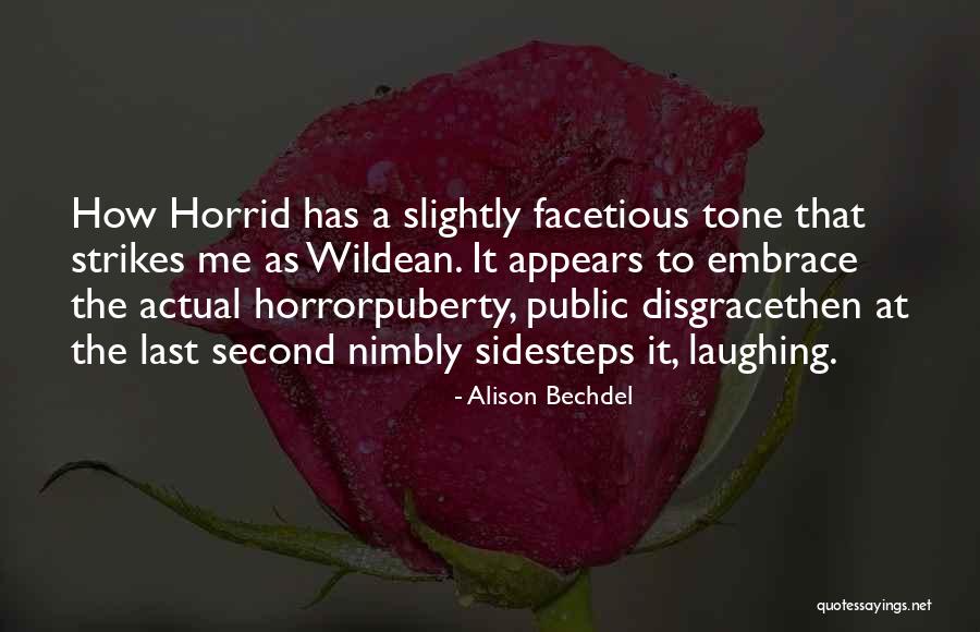 Wildean Quotes By Alison Bechdel Wildean Quotes By Alison Bechdel