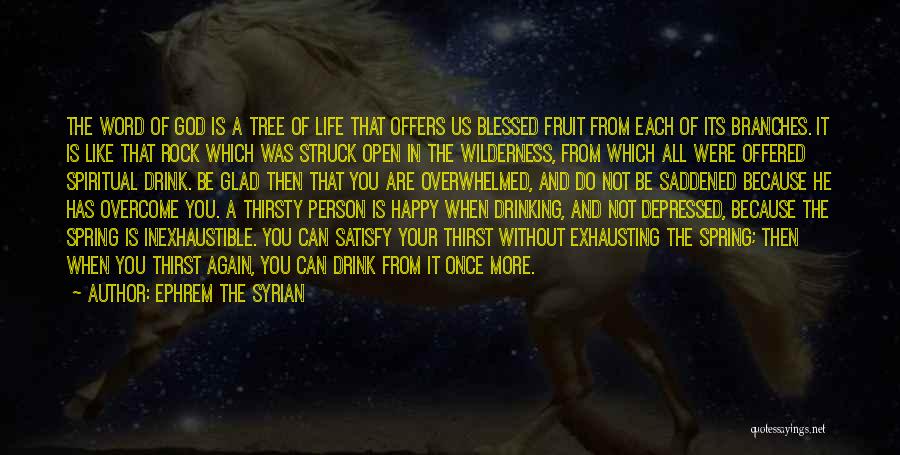 Wilderness And Life Quotes By Ephrem The Syrian