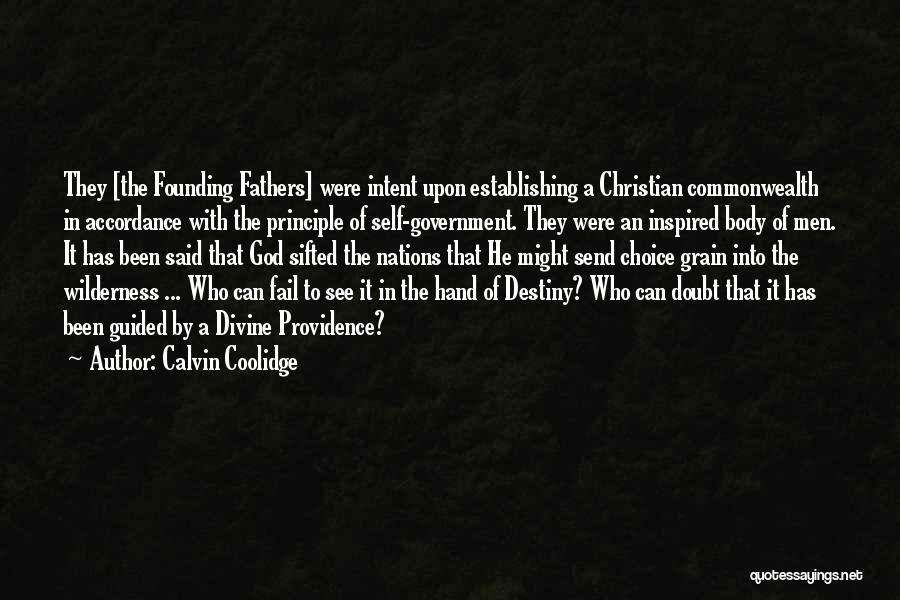 Wilderness God Quotes By Calvin Coolidge