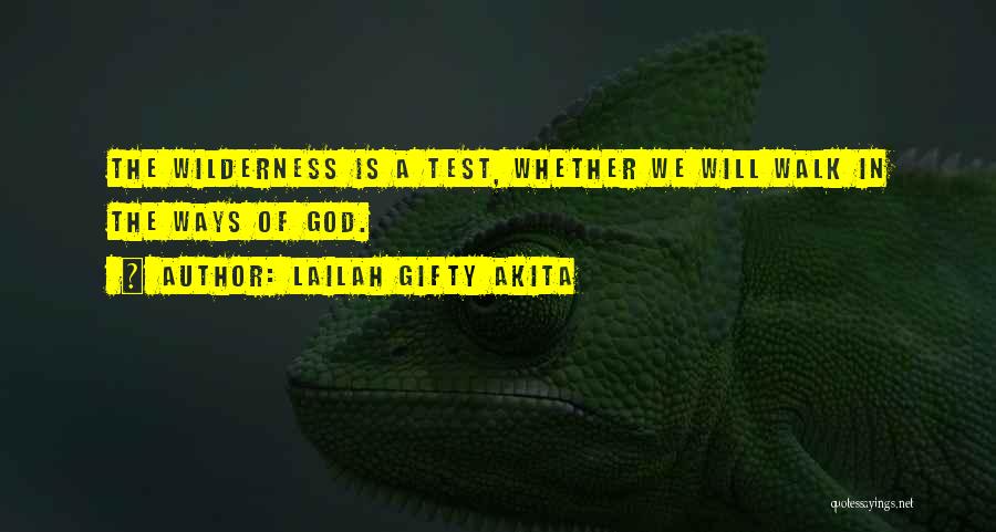 Wilderness God Quotes By Lailah Gifty Akita