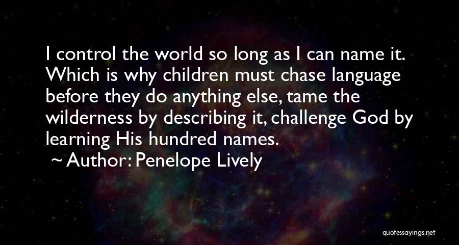 Wilderness God Quotes By Penelope Lively