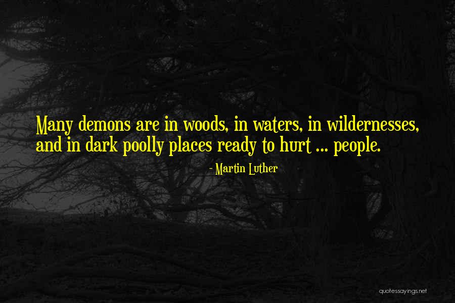 Wildernesses Quotes By Martin Luther Wildernesses Quotes By Martin Luther