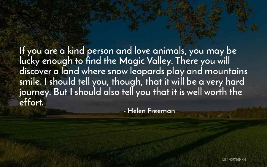 Wildlife And Nature Quotes By Helen Freeman