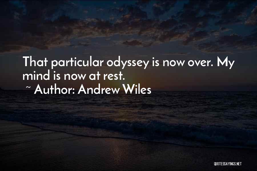 Wiles Quotes By Andrew Wiles