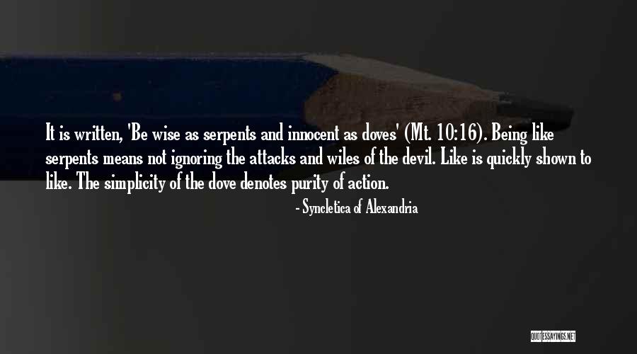 Wiles Quotes By Syncletica Of Alexandria Wiles Quotes By Syncletica Of Alexandria