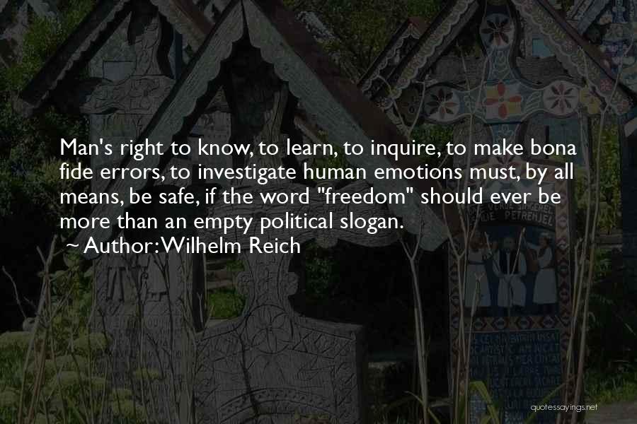 Wilhelm Reich Quotes 1221489