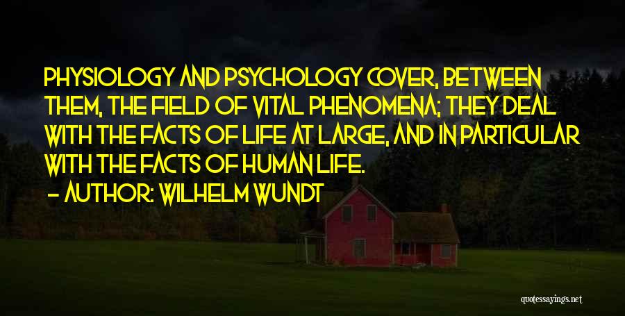 Wilhelm Wundt Quotes 183411