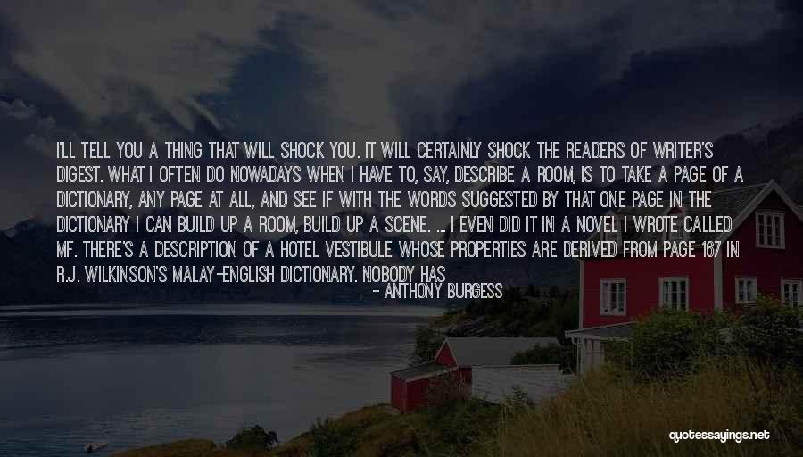 Wilkinson Quotes By Anthony Burgess Wilkinson Quotes By Anthony Burgess