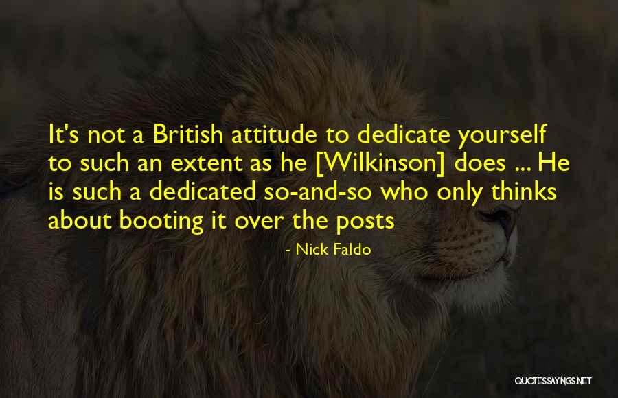 Wilkinson Quotes By Nick Faldo Wilkinson Quotes By Nick Faldo