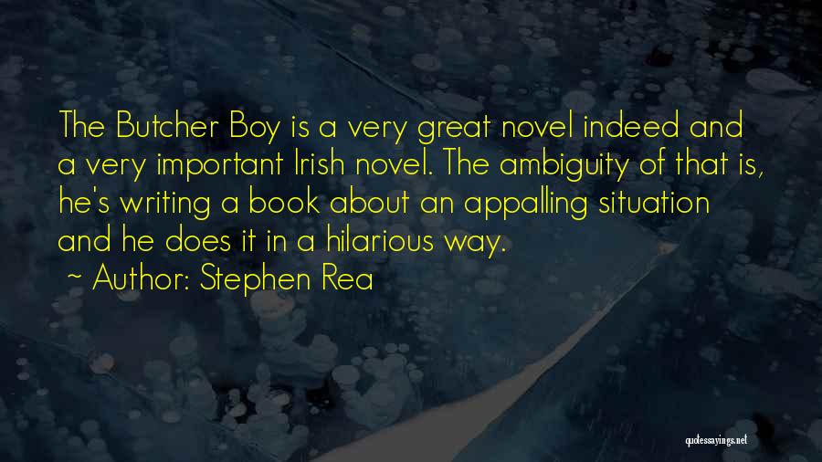 Will About A Boy Book Quotes By Stephen Rea