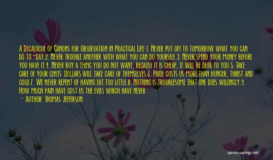 Will Always Care You Quotes By Thomas Jefferson