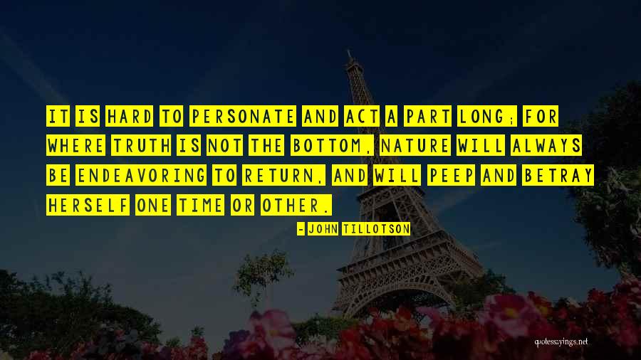 Will Always Return Quotes By John Tillotson Will Always Return Quotes By John Tillotson
