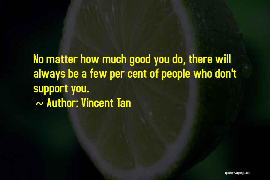 Will Always Support You Quotes By Vincent Tan