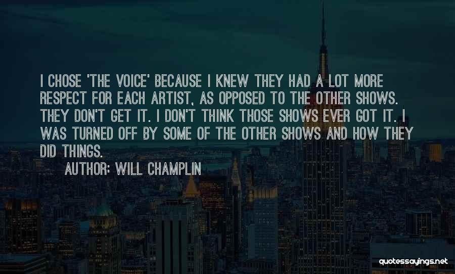 Will Champlin Quotes 1774710