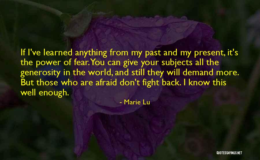 Will Fight Back Quotes By Marie Lu Will Fight Back Quotes By Marie Lu