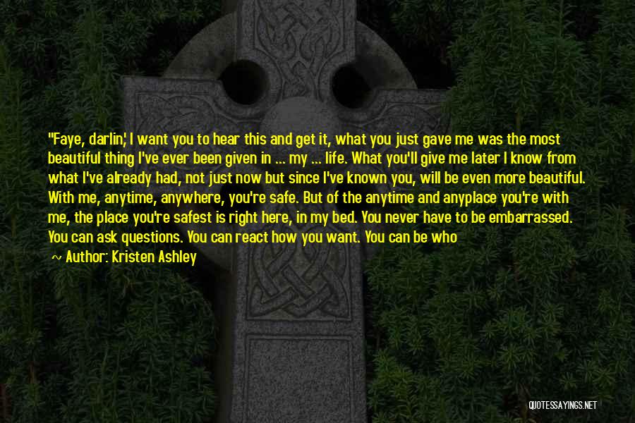 Will It Ever Happen Quotes By Kristen Ashley