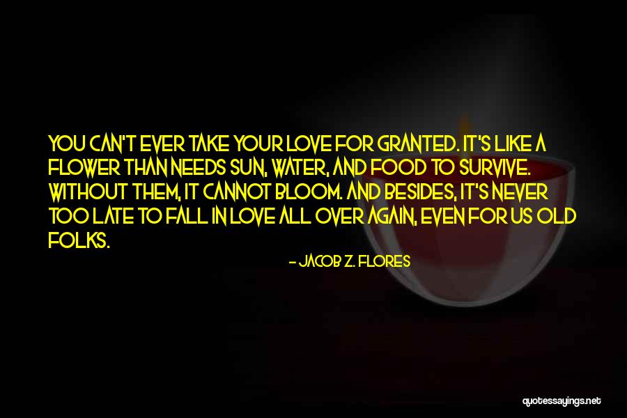 Will Never Fall In Love Again Quotes By Jacob Z. Flores