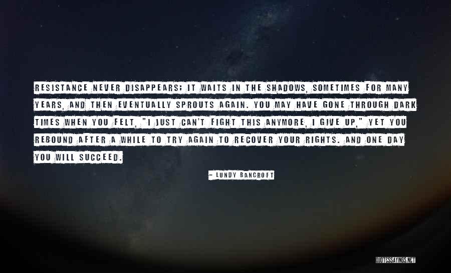 Will Never Give Up Quotes By Lundy Bancroft Will Never Give Up Quotes By Lundy Bancroft