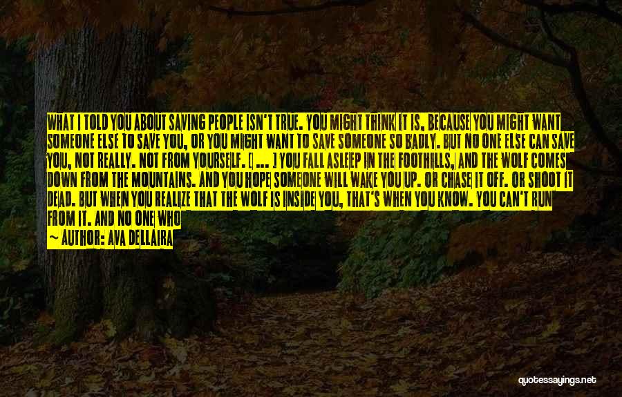 Will Not Chase You Quotes By Ava Dellaira