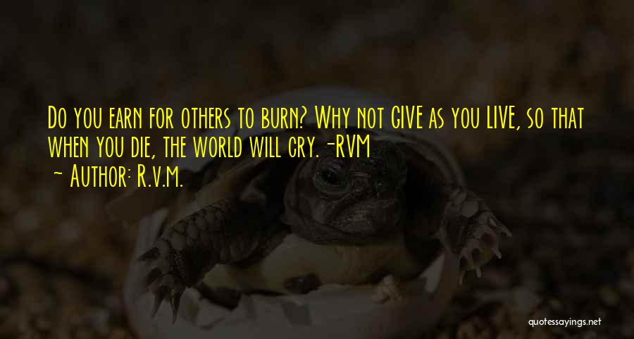 Will Not Cry Quotes By R.v.m.