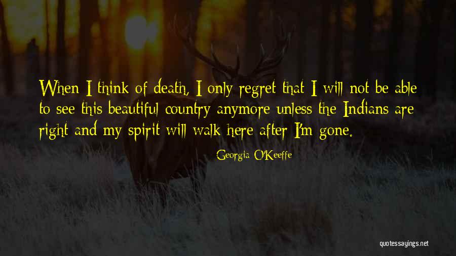 Will Not Regret Quotes By Georgia O'Keeffe