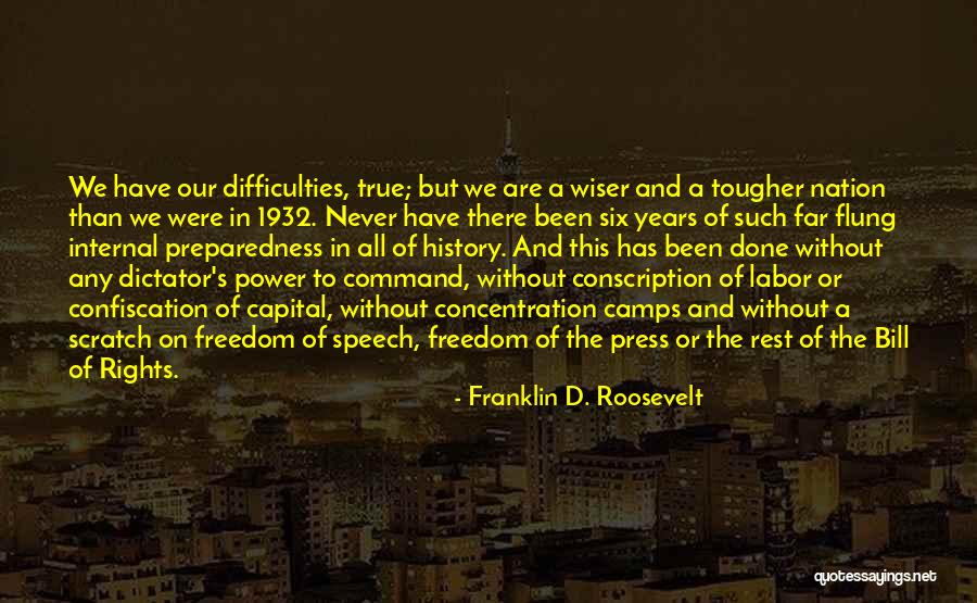 Will Power And Concentration Quotes By Franklin D. Roosevelt