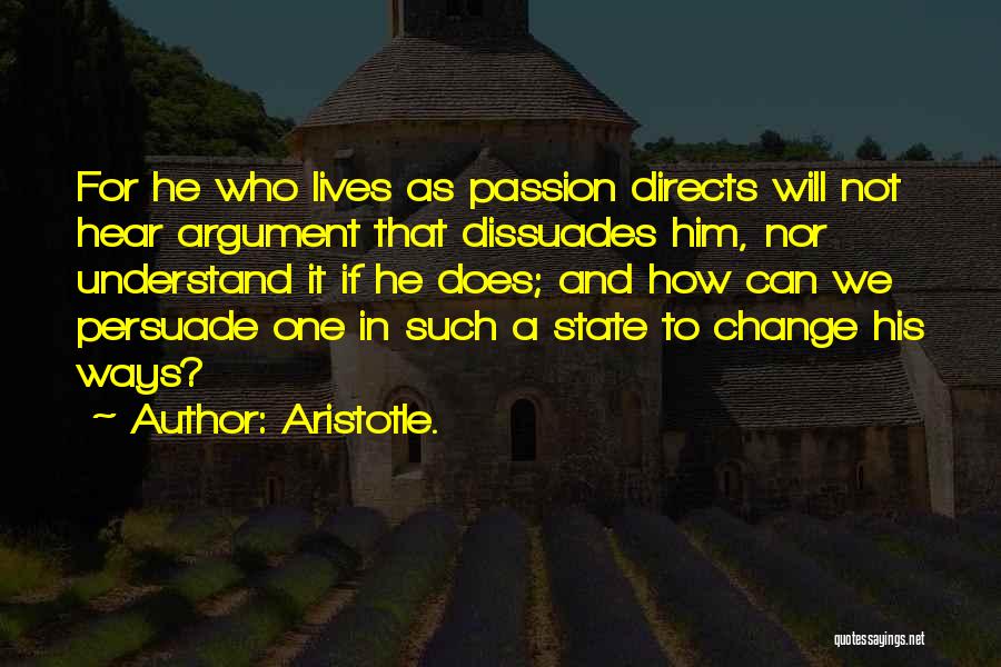 Will To Change Quotes By Aristotle.