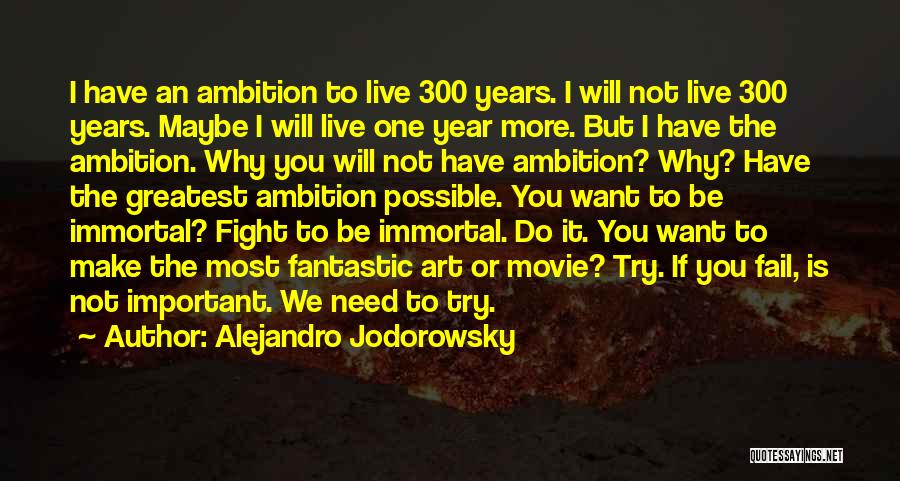 Will To Fight Quotes By Alejandro Jodorowsky