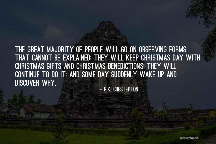 Will To Go On Quotes By G.K. Chesterton