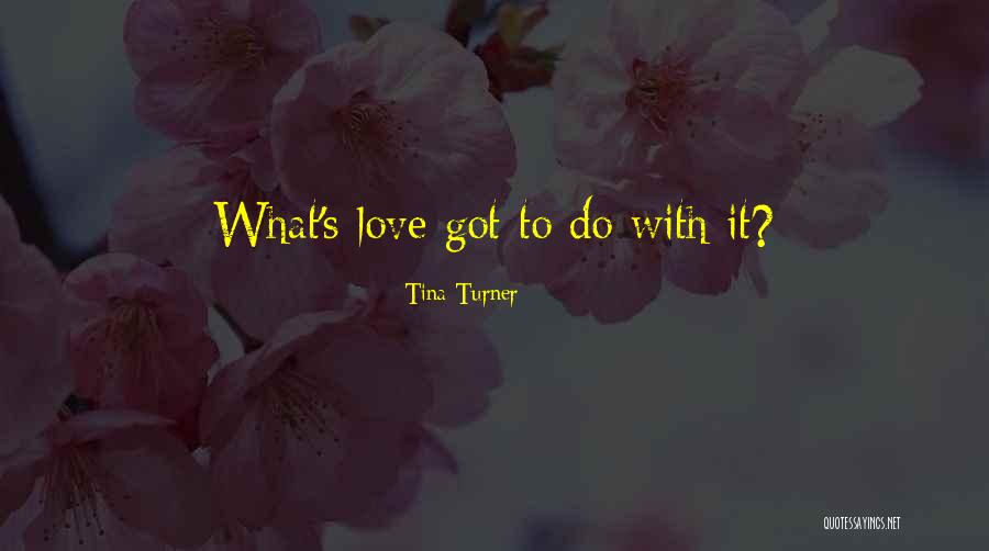 Will Turner Love Quotes By Tina Turner