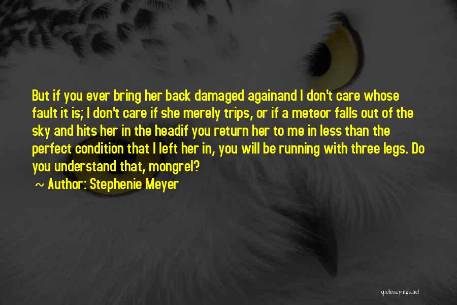 Will You Ever Understand Me Quotes By Stephenie Meyer