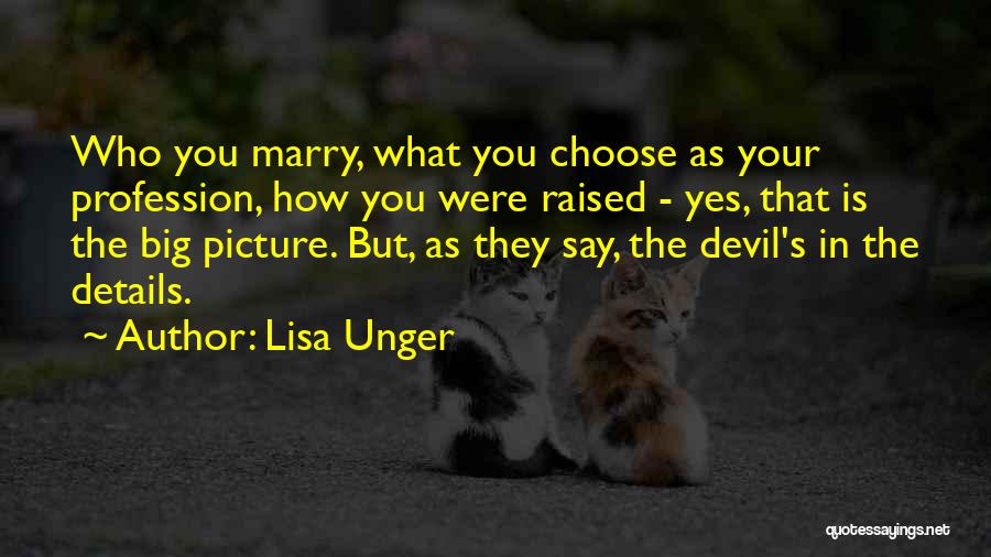 Will You Marry Me Picture Quotes By Lisa Unger
