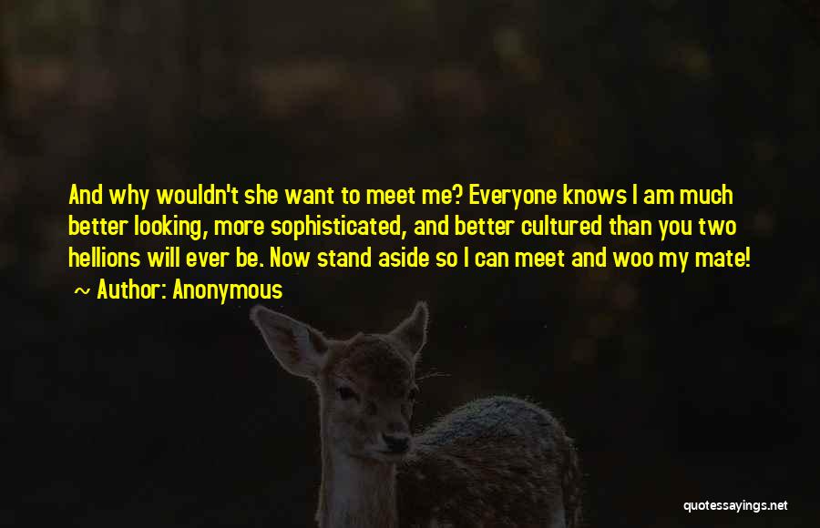 Will You Meet Me Quotes By Anonymous