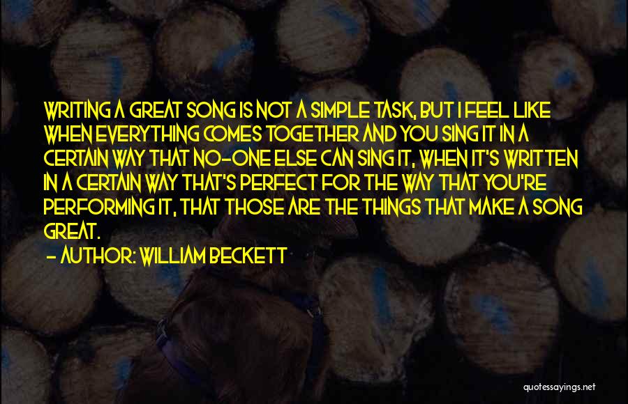 William Beckett Quotes 1684127