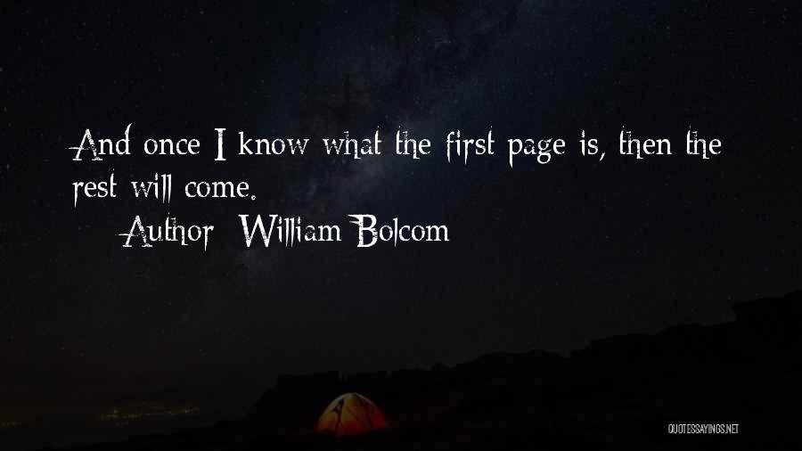 William Bolcom Quotes 1879638