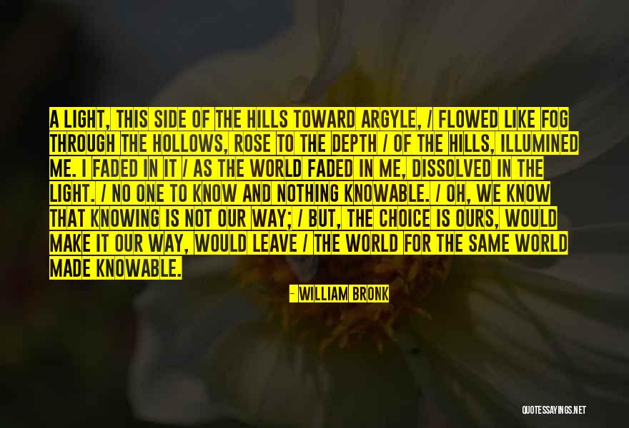 William Bronk Quotes 488374 William Bronk Quotes 488374
