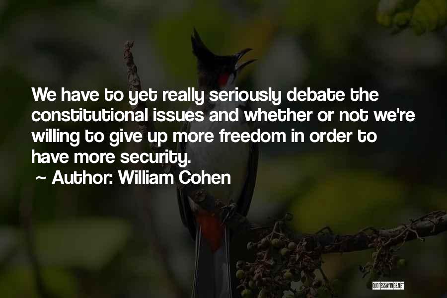 William Cohen Quotes 562918