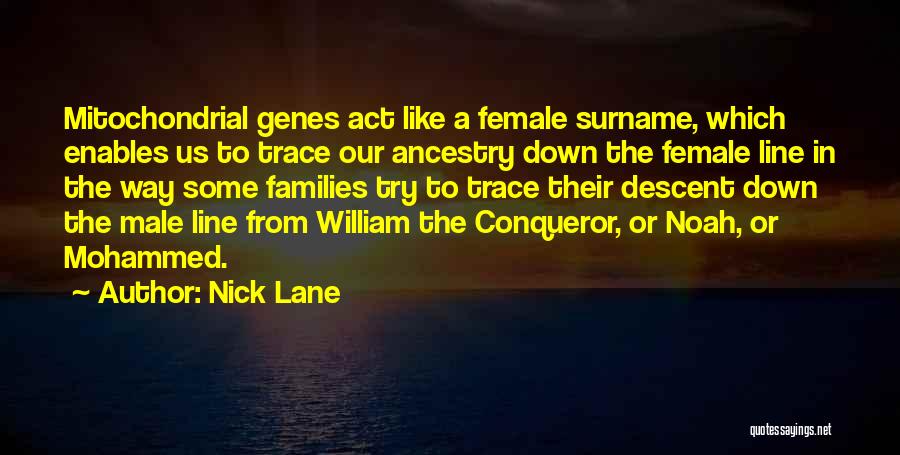 William Conqueror Quotes By Nick Lane