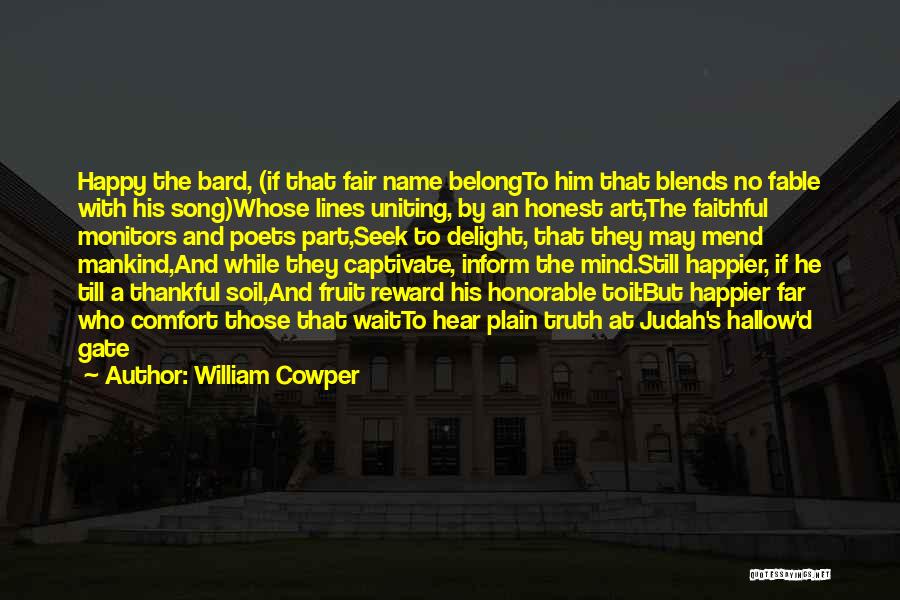 William Cowper Quotes 79296